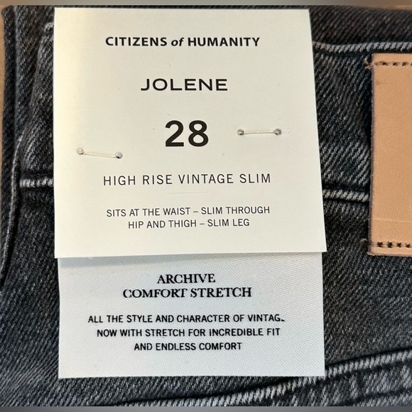 NWT Citizens of Humanity Jolene High-Rise Vintage Slim Jean In Secrets 28 - Picture 11 of 11